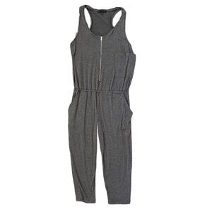 Lucca Couture Gray Racerback Jumpsuit